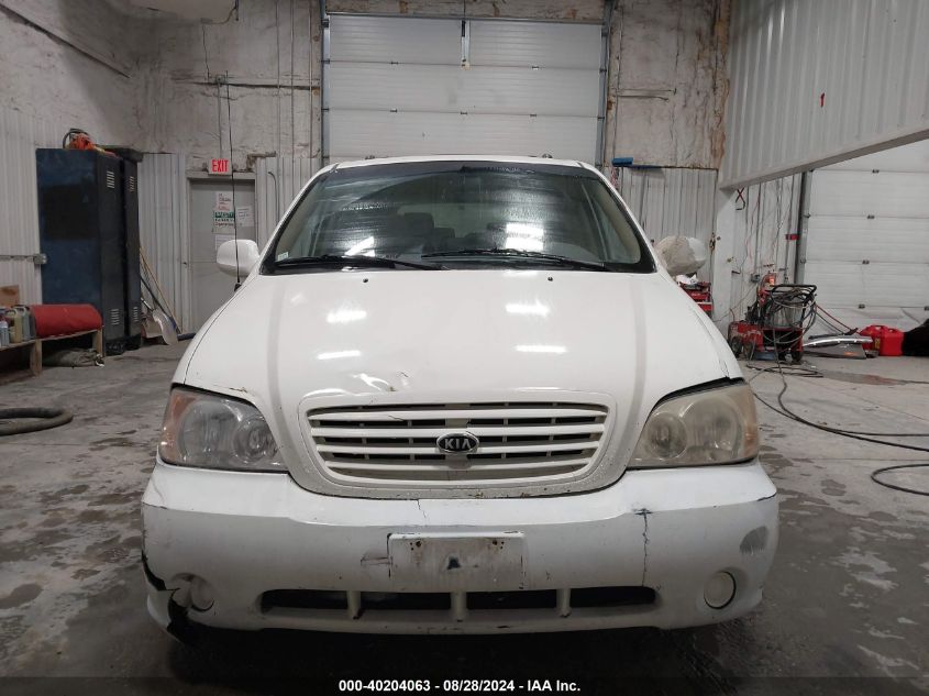 2003 Kia Sedona Ex/Lx VIN: KNDUP131336437564 Lot: 40204063