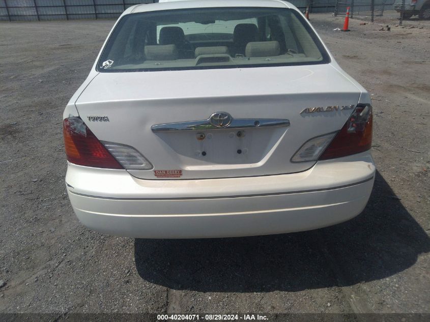 2000 Toyota Avalon Xls VIN: 4T1BF28BXYU058934 Lot: 40204071