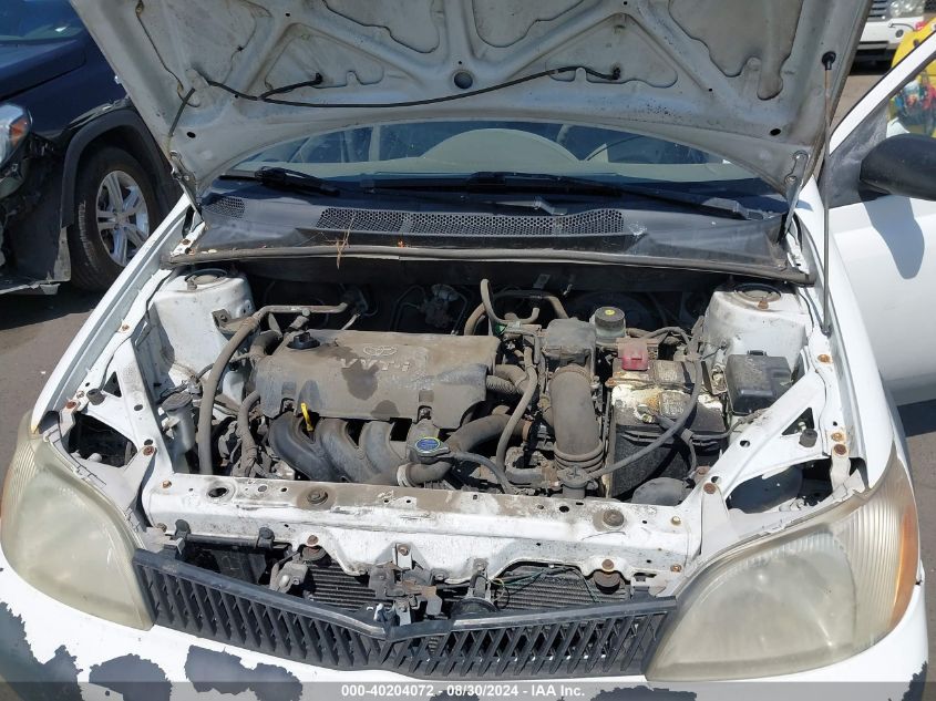 2002 Toyota Echo VIN: JTDBT123820220776 Lot: 40204072