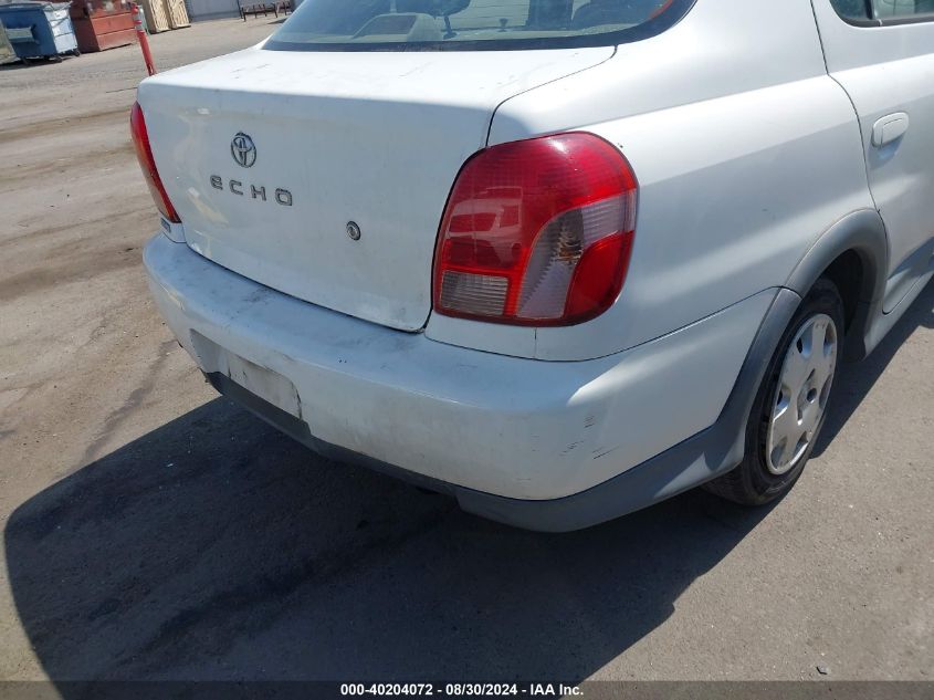 2002 Toyota Echo VIN: JTDBT123820220776 Lot: 40204072