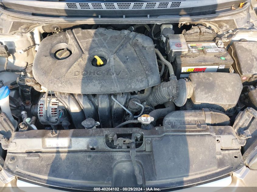 2014 Hyundai Elantra Se VIN: 5NPDH4AE4EH504914 Lot: 40204102