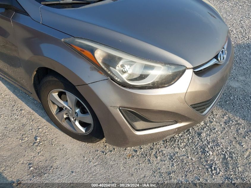 2014 Hyundai Elantra Se VIN: 5NPDH4AE4EH504914 Lot: 40204102