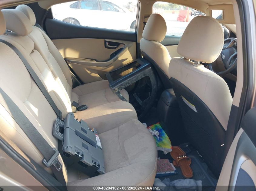 2014 Hyundai Elantra Se VIN: 5NPDH4AE4EH504914 Lot: 40204102