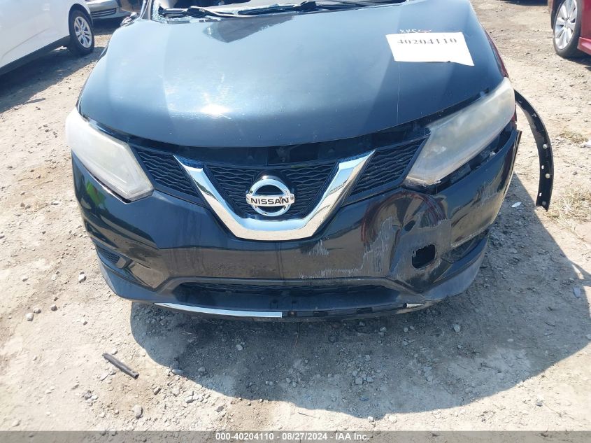 2016 Nissan Rogue Sv VIN: KNMAT2MV3GP624387 Lot: 40204110