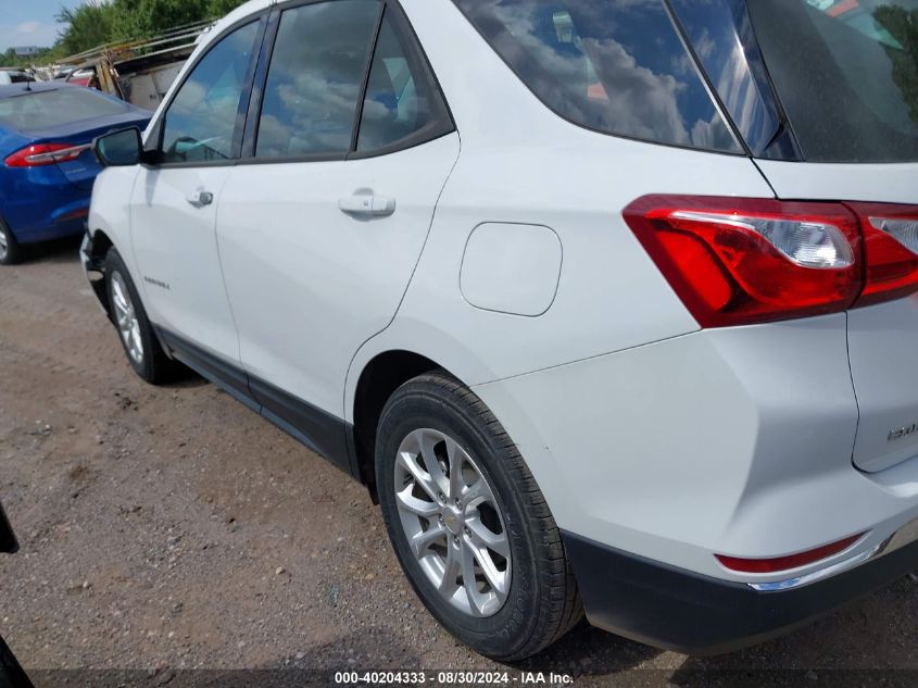 2018 Chevrolet Equinox Ls VIN: 2GNAXHEV4J6231017 Lot: 40204333