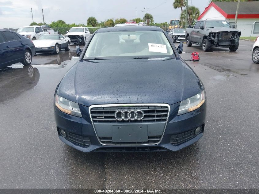 2011 Audi A4 2.0T Premium VIN: WAUBFAFLXBN022332 Lot: 40204360