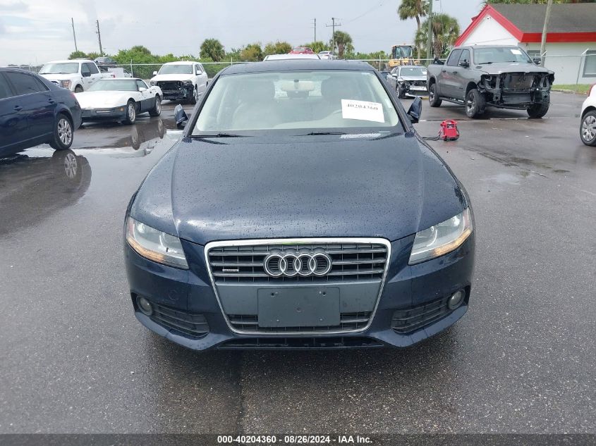 2011 Audi A4 2.0T Premium VIN: WAUBFAFLXBN022332 Lot: 40204360