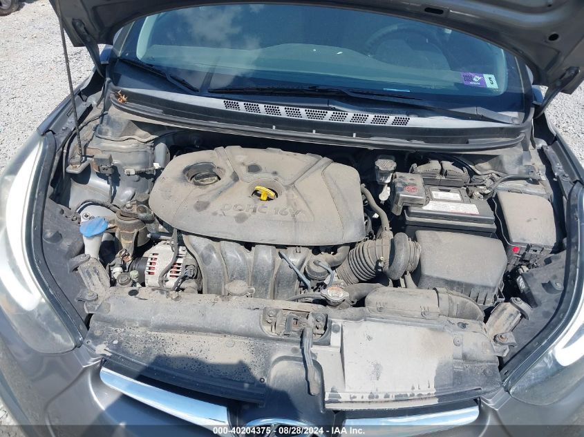 2014 Hyundai Elantra Se VIN: 5NPDH4AE7EH492242 Lot: 40204375