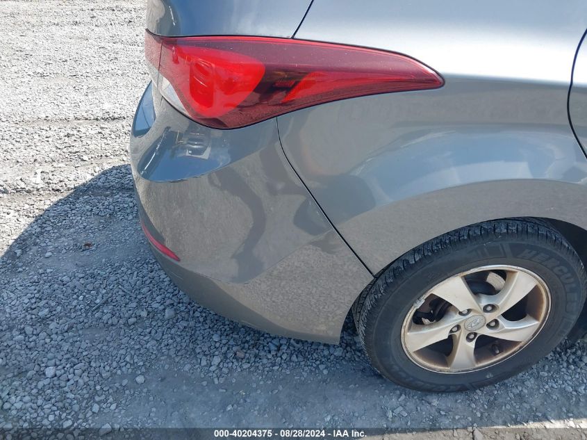 2014 Hyundai Elantra Se VIN: 5NPDH4AE7EH492242 Lot: 40204375