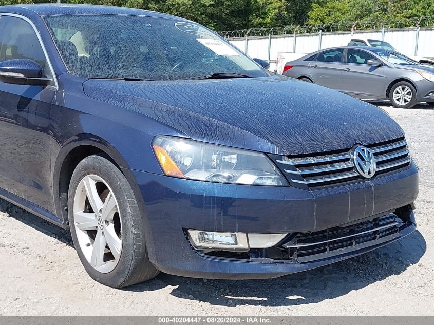 2012 Volkswagen Passat 2.5L Se VIN: 1VWBH7A39CC066212 Lot: 40204447