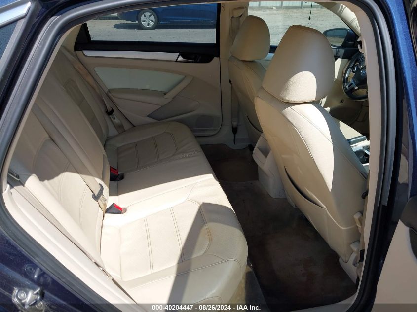 2012 Volkswagen Passat 2.5L Se VIN: 1VWBH7A39CC066212 Lot: 40204447