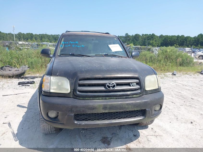 5TDZT34A92S078845 2002 Toyota Sequoia Sr5 V8