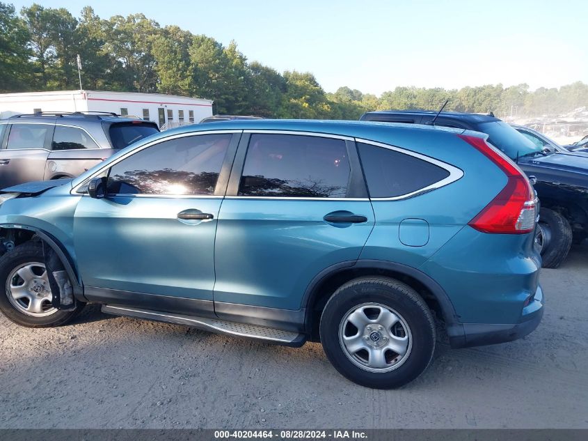 2015 Honda Cr-V Lx VIN: 2HKRM3H34FH509452 Lot: 40204464