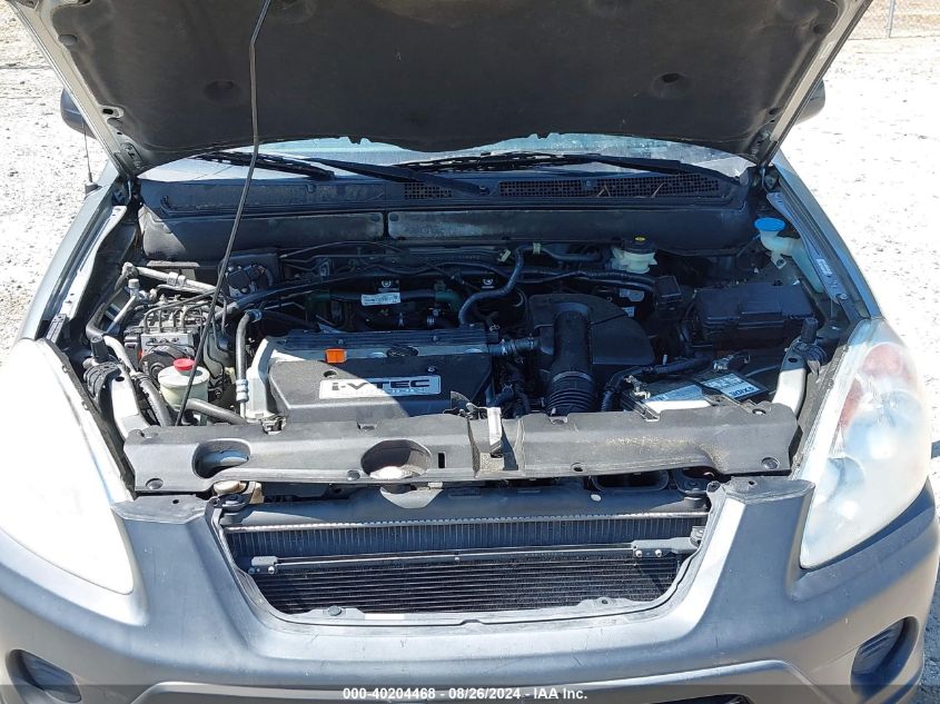 2005 Honda Cr-V Lx VIN: SHSRD68565U305292 Lot: 40204468