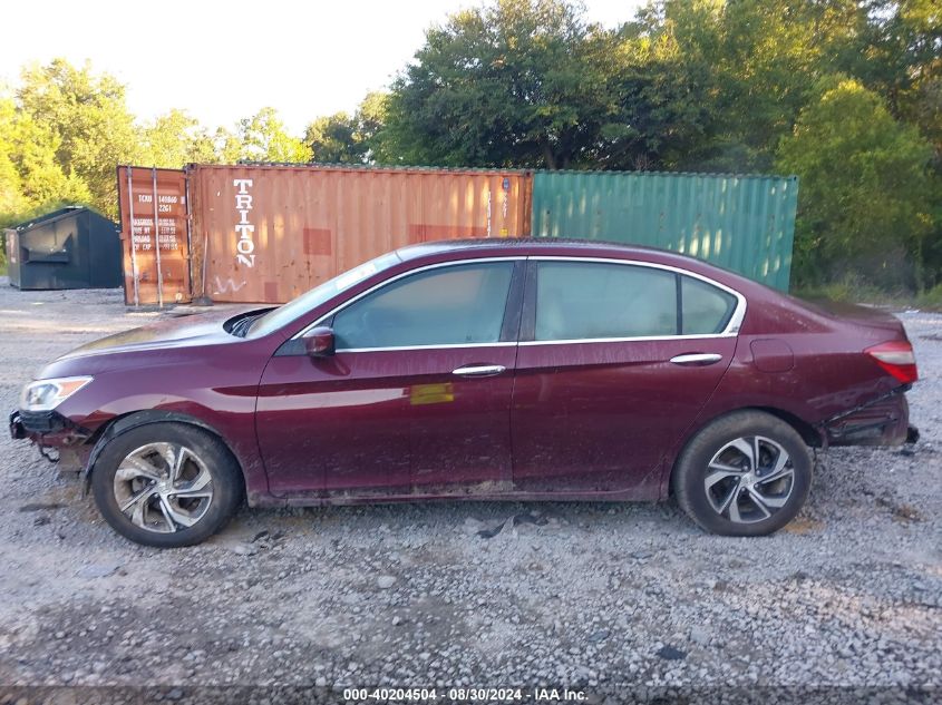 2017 Honda Accord Lx VIN: 1HGCR2F38HA193280 Lot: 40204504