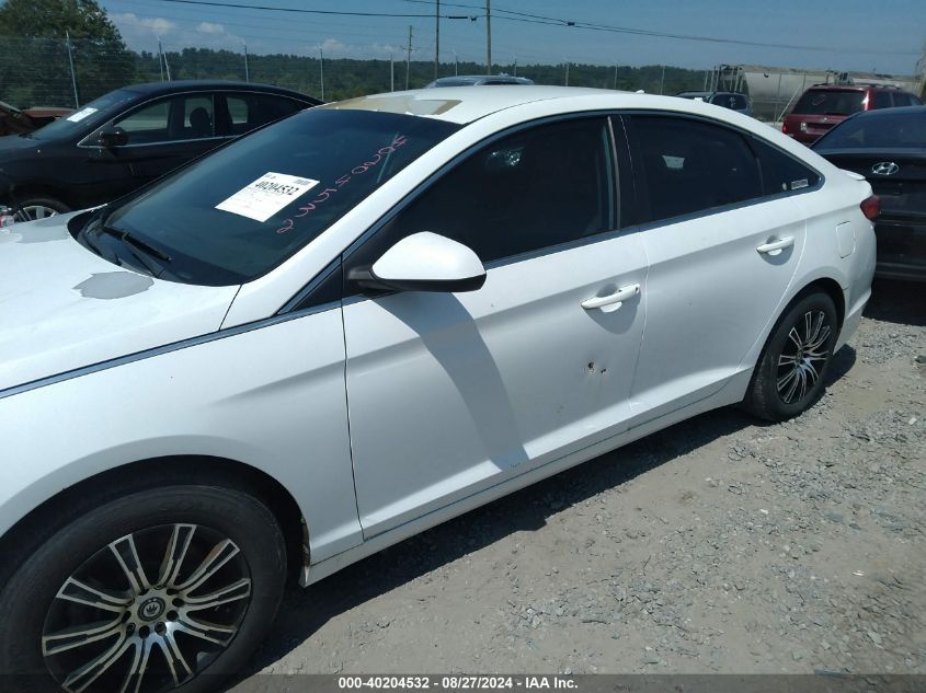 2016 Hyundai Sonata Se VIN: 5NPE24AF5GH379083 Lot: 40204532
