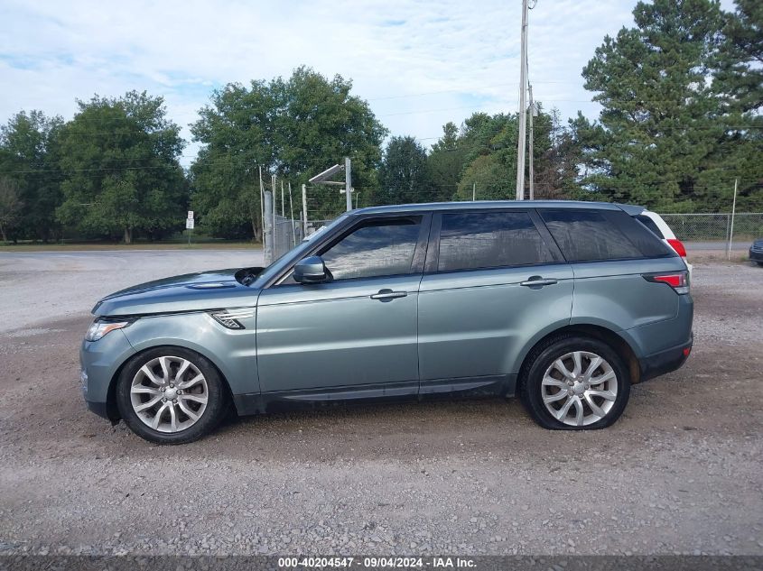 2015 Land Rover Range Rover Sport Sc VIN: SALWR2VF9FA539026 Lot: 40204547