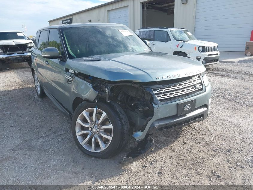 2015 Land Rover Range Rover Sport Sc VIN: SALWR2VF9FA539026 Lot: 40204547