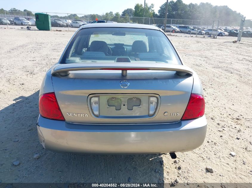 2006 Nissan Sentra 1.8S VIN: 3N1CB51D76L491753 Lot: 40204552