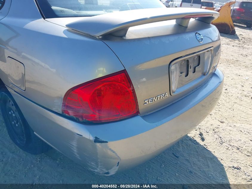 2006 Nissan Sentra 1.8S VIN: 3N1CB51D76L491753 Lot: 40204552