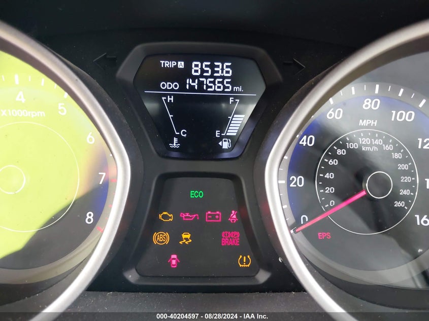 KMHDH4AE1DU770259 2013 Hyundai Elantra Gls
