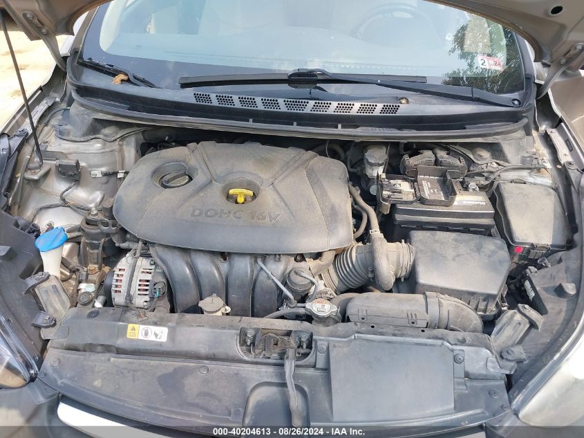 2016 Hyundai Elantra Se VIN: 5NPDH4AE7GH729931 Lot: 40204613