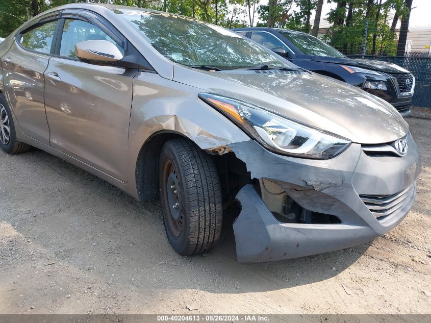 2016 Hyundai Elantra Se VIN: 5NPDH4AE7GH729931 Lot: 40204613