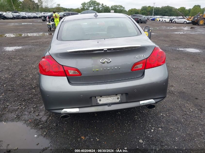 2011 Infiniti G37X VIN: JN1CV6AR9BM406646 Lot: 40204624