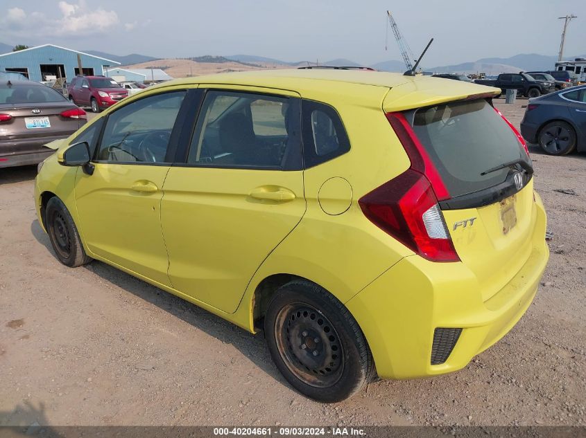 2016 Honda Fit Lx VIN: JHMGK5H54GX022248 Lot: 40204661