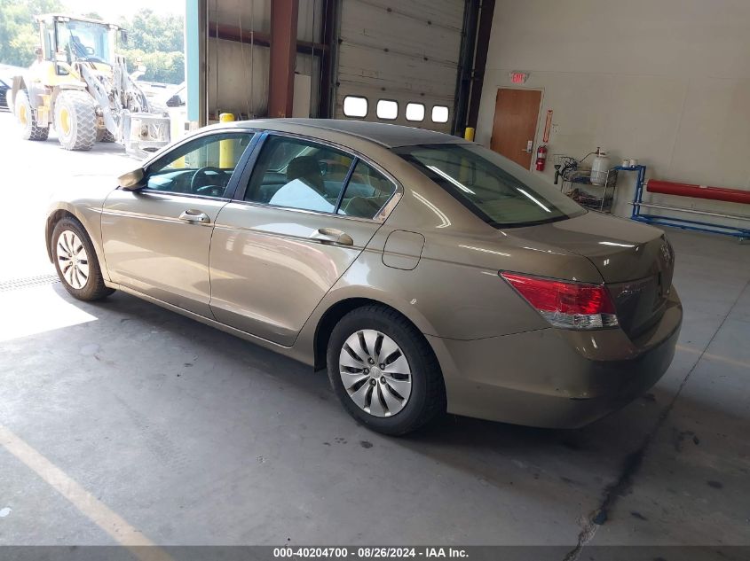 1HGCP2F38AA058439 2010 Honda Accord 2.4 Lx