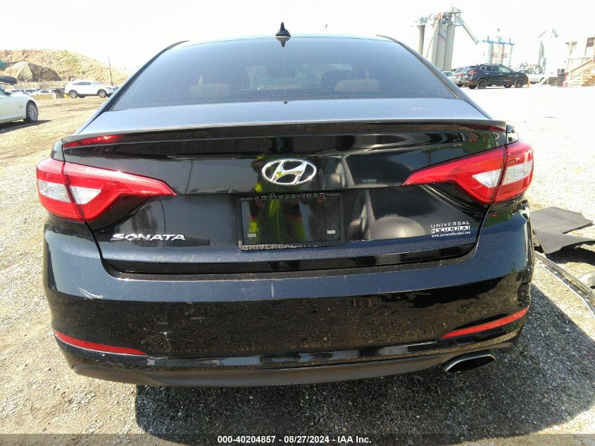 5NPE24AFXFH184854 2015 Hyundai Sonata Se