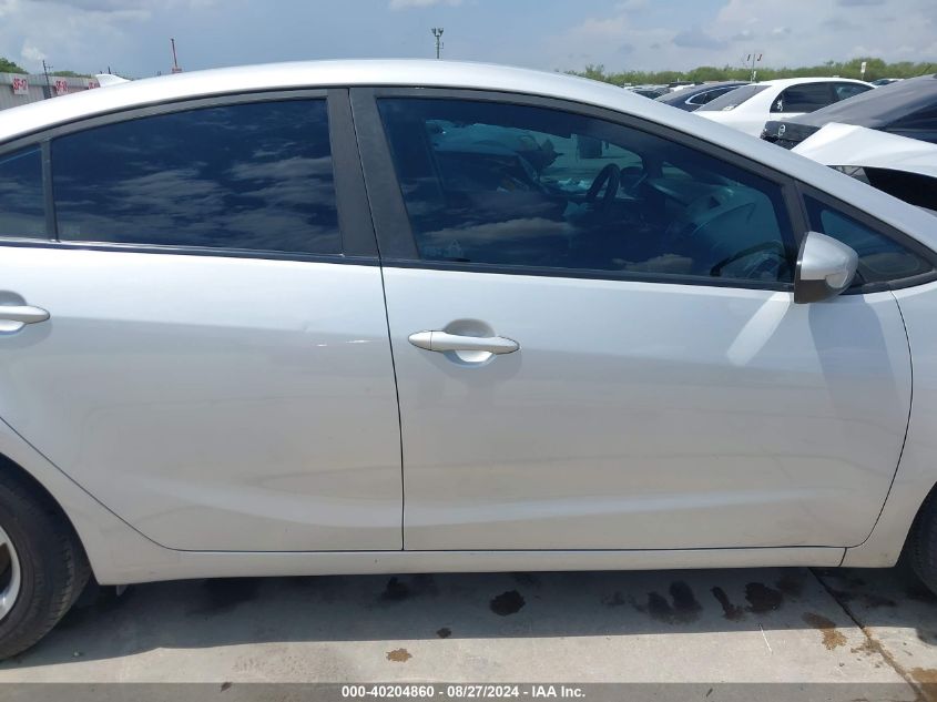 2018 Kia Forte Lx VIN: 3KPFK4A78JE246844 Lot: 40204860