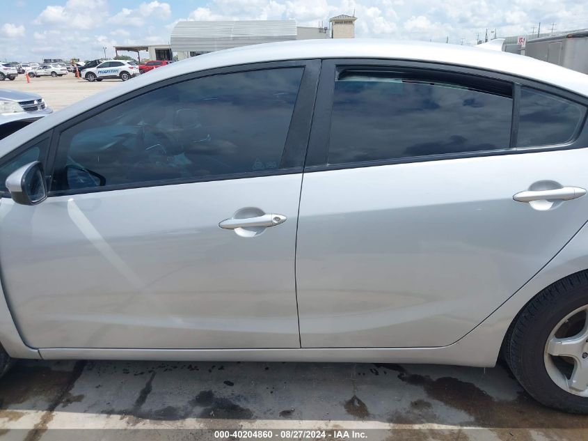 2018 Kia Forte Lx VIN: 3KPFK4A78JE246844 Lot: 40204860