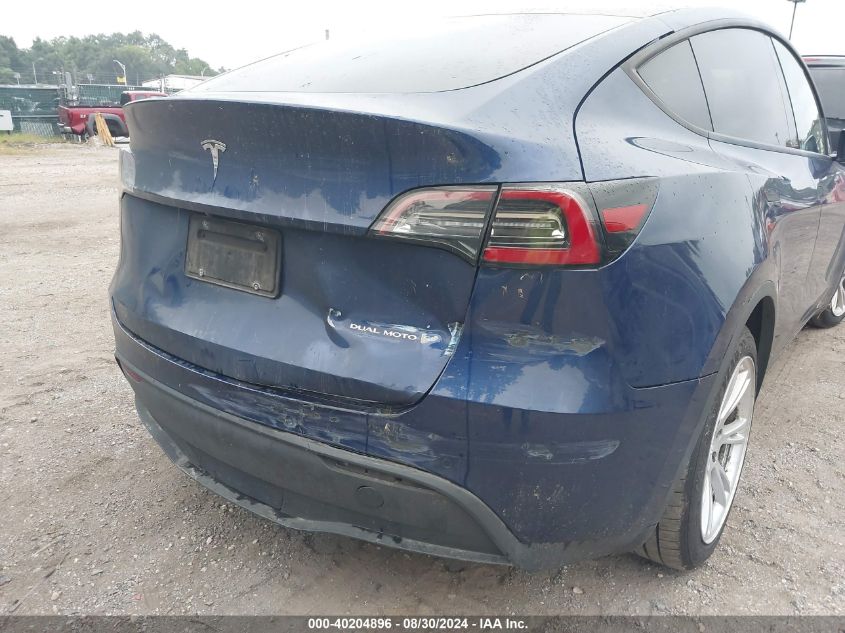 2020 Tesla Model Y Long Range Dual Motor All-Wheel Drive VIN: 5YJYGDEE9LF026225 Lot: 40204896