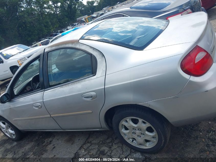 2004 Dodge Neon Sxt VIN: 1B3ES56C14D636540 Lot: 40204904