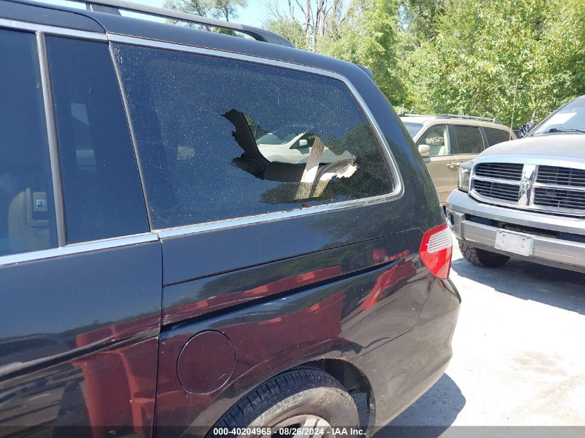 2007 Honda Odyssey Ex-L VIN: 5FNRL38647B052235 Lot: 40204965