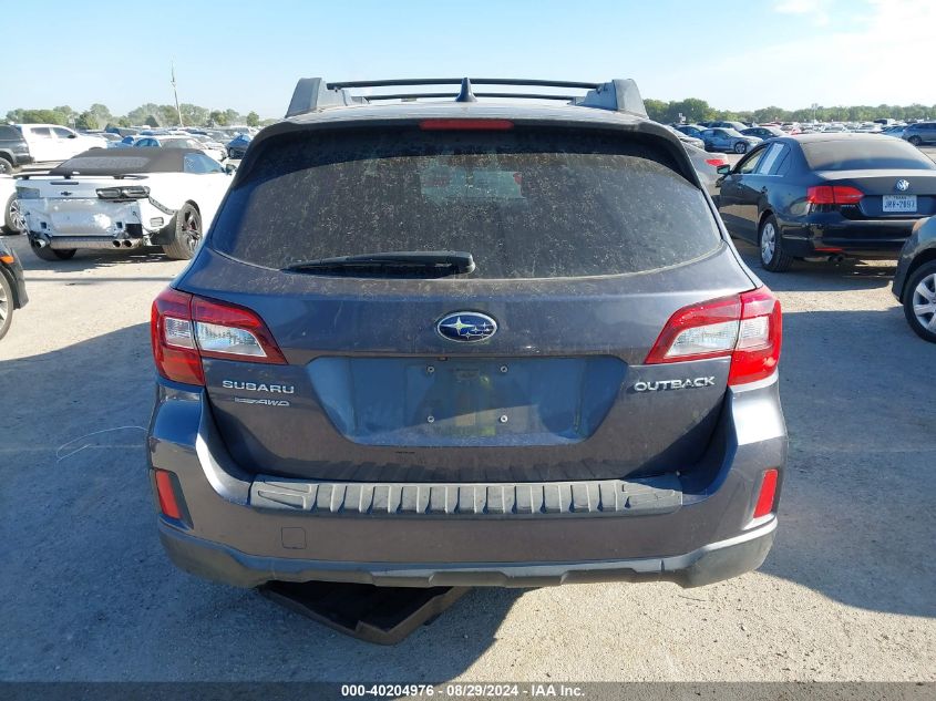 2016 Subaru Outback 2.5I Premium VIN: 4S4BSBCC0G3211790 Lot: 40204976