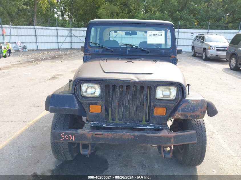 1990 Jeep Wrangler / Yj S VIN: 2J4FY19EXLJ556097 Lot: 40205021