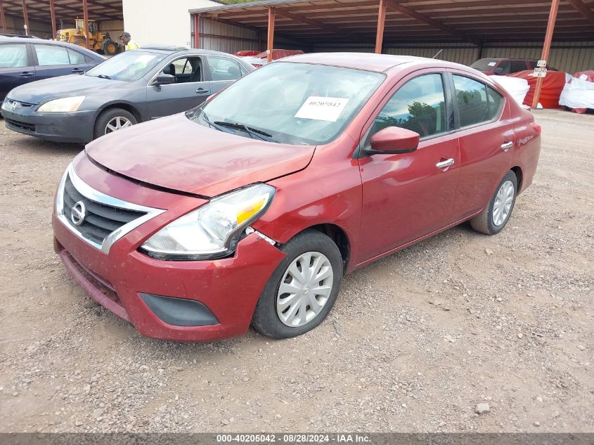 2019 Nissan Versa 1.6 Sv VIN: 3N1CN7AP2KL803405 Lot: 40205042