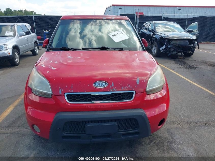 2010 Kia Soul + VIN: KNDJT2A23A7028570 Lot: 40205100