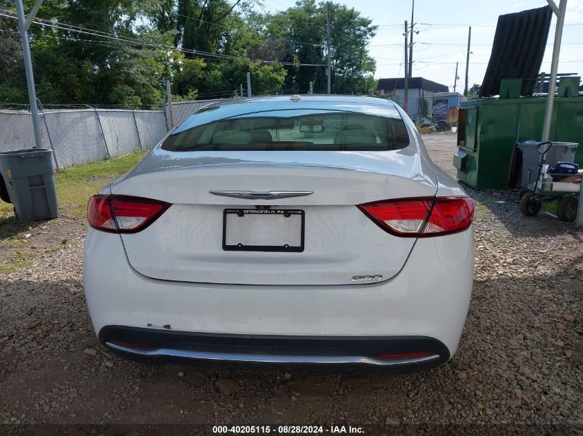 2015 Chrysler 200 Limited VIN: 1C3CCCAB4FN568127 Lot: 40205115