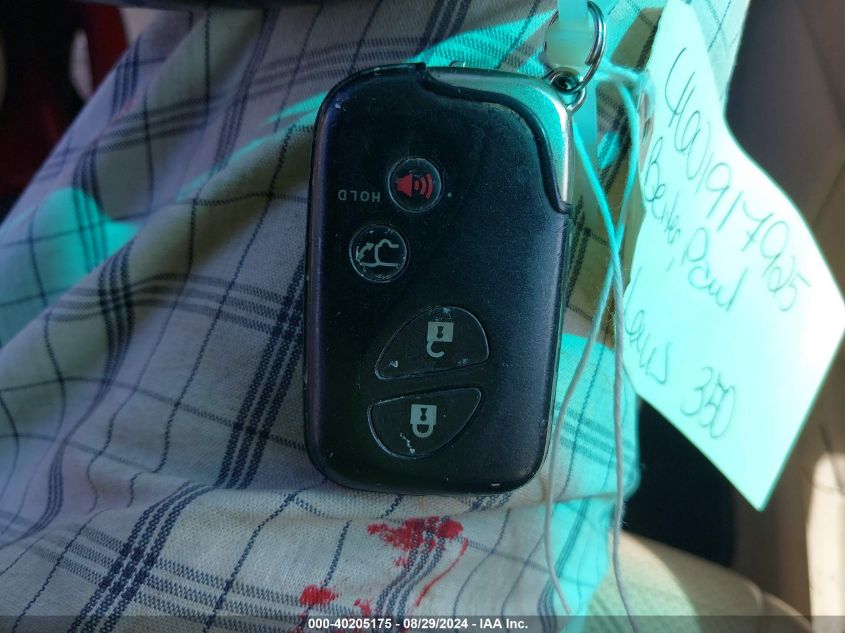 2010 Lexus Rx 350 VIN: 2T2BK1BA6AC060799 Lot: 40205175