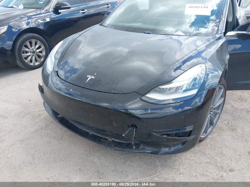 2018 Tesla Model 3 Long Range/Mid Range VIN: 5YJ3E1EA9JF046726 Lot: 40205190