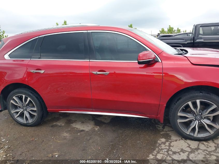 2019 Acura Mdx Advance Pkg VIN: 5J8YD4H87KL024999 Lot: 40205193