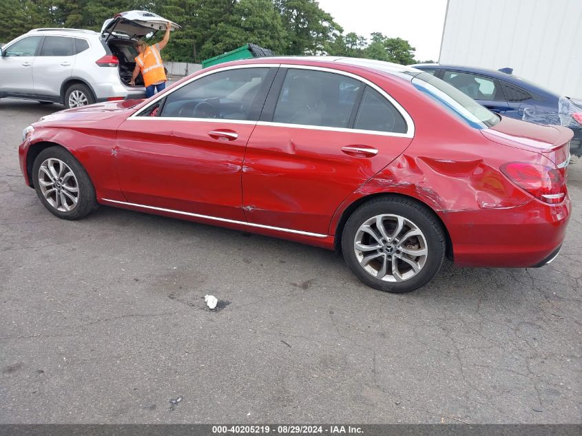 2017 Mercedes-Benz C 300 4Matic/Luxury 4Matic/Sport 4Matic VIN: 55SWF4KB7HU221475 Lot: 40205219