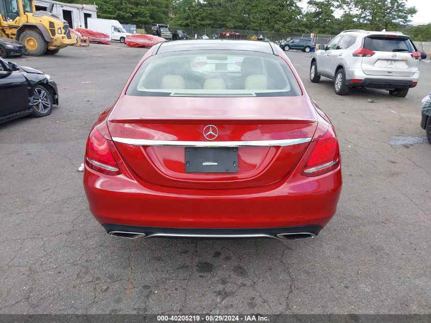 2017 Mercedes-Benz C 300 4Matic/Luxury 4Matic/Sport 4Matic VIN: 55SWF4KB7HU221475 Lot: 40205219