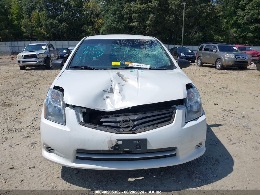 2012 Nissan Sentra 2.0 S VIN: 3N1AB6AP3CL679897 Lot: 40205352