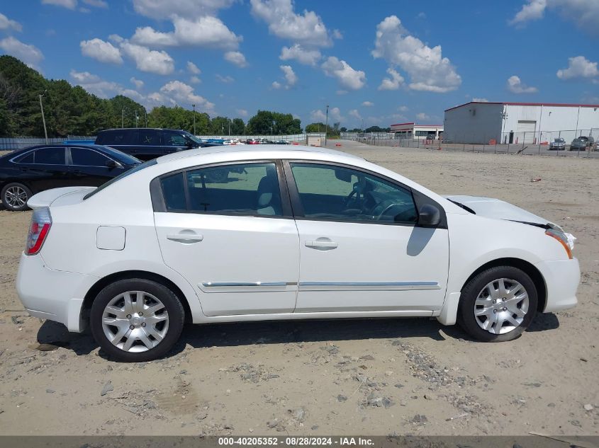 2012 Nissan Sentra 2.0 S VIN: 3N1AB6AP3CL679897 Lot: 40205352