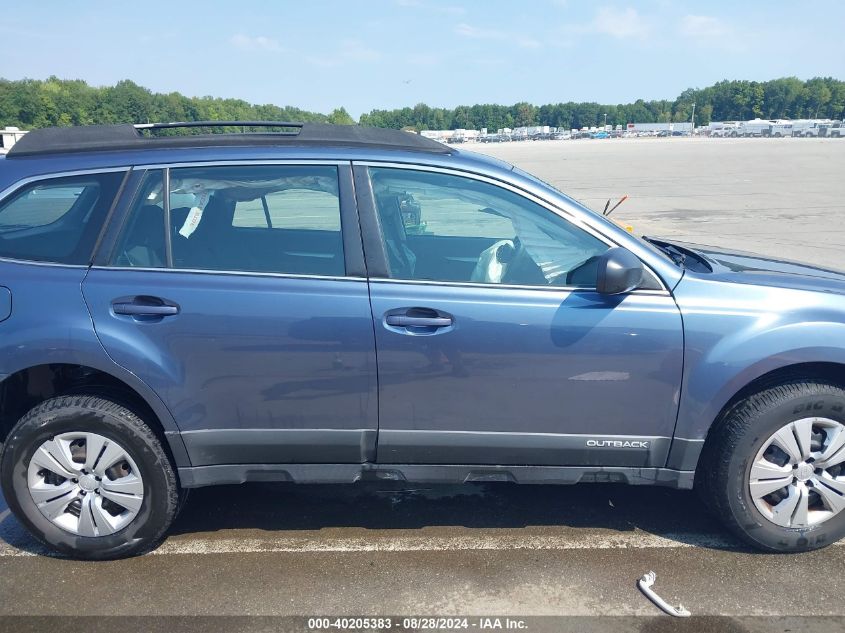 2013 Subaru Outback 2.5I VIN: 4S4BRBAC6D3292420 Lot: 40205383