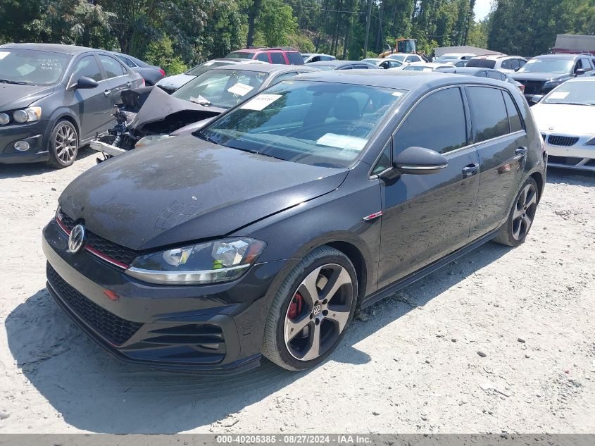 2019 Volkswagen Golf Gti 2.0T Autobahn/2.0T Rabbit Edition/2.0T S/2.0T Se VIN: 3VW6T7AU1KM027006 Lot: 40205385